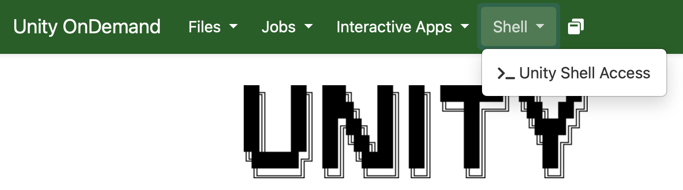 OnDemand Shell button
